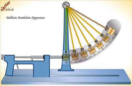 Ballistic Pendulum Apparatus のイラスト素材