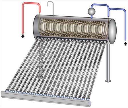 Solar Hot Water Systemsの写真素材