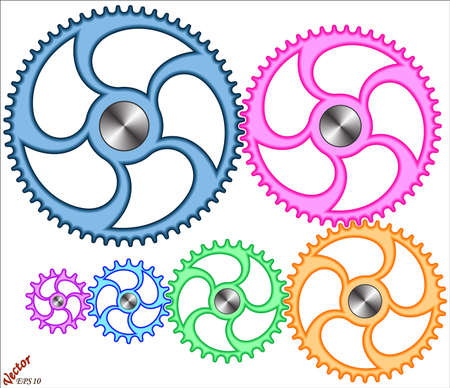 Pinions Mechanismsのイラスト素材