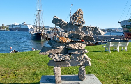 this traditional scandinavian sculpture was created in the style of the ancient culture of the...