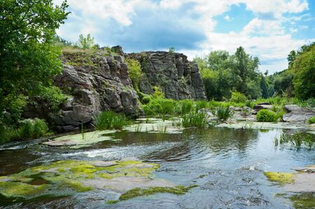 The scenic nature of Ukrainian canyon.の写真素材