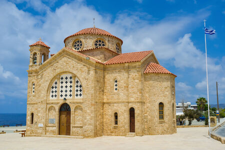 Agios Georgios church at Pegeia is a famous place of pilgrimage in the Pafos (Paphos) region in west Cyprus.の写真素材