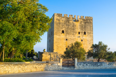 Kolossi Castle is a former Crusader stronghold in Kolossi village, next to Limassol, Cyprus.のeditorial素材