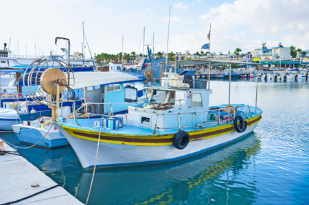 The fishing village of Latchi is a fantastic way to enjoy rural Cypriot life away from the crowds.のeditorial素材