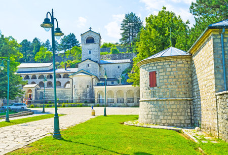 The Monastery of Cetinje is the pearl of medieval architecture in Montenegro.のeditorial素材