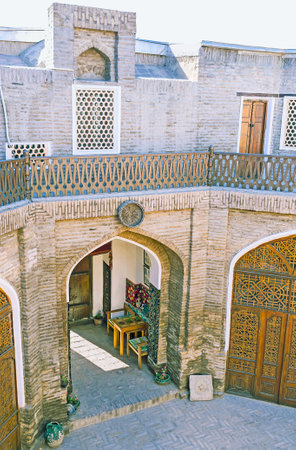 The best way to feel the eastern hospitality is to stay at the medieval restored Caravan Saray, Bukhara, Uzbekistan.のeditorial素材