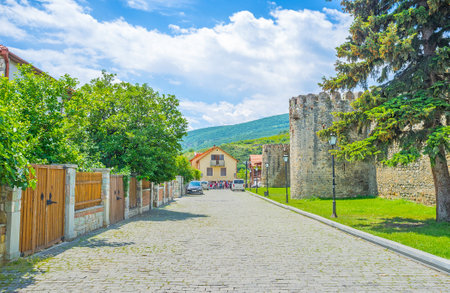 The scenic quiet old town of Mtskheta, the oldest city in Georgia.