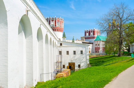 Novodevichy Convent is one of the most scenic monastery complex in Moscow, Russia