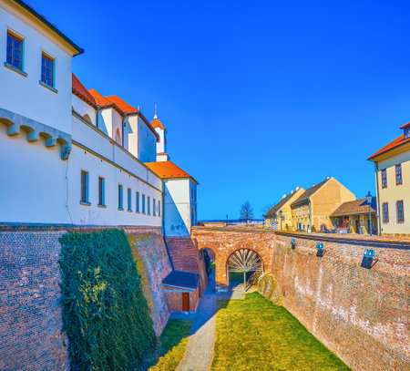 Explore magnificent Spilberk Castle with its hidden highlights in Brno, Czech Republicのeditorial素材