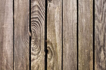 Light Brown wood plank wall texture backgroundの写真素材