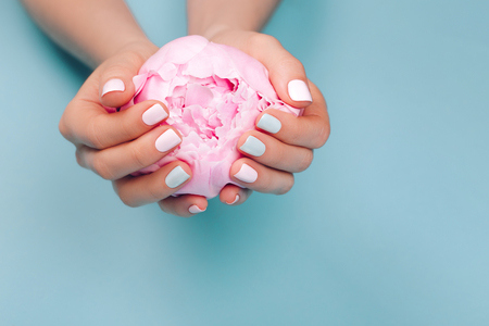 Stylish trendy female manicureの写真素材