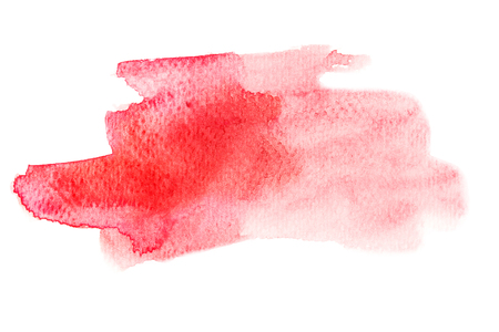 Abstract watercolor red stainの写真素材