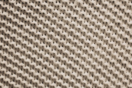 White knitted texture macroの写真素材