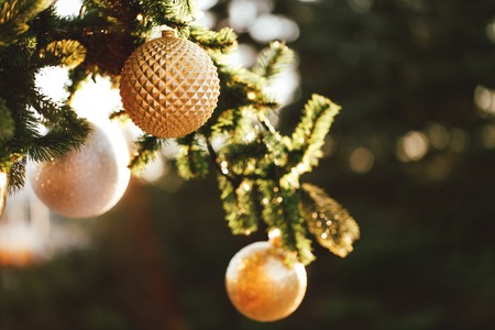 Christmas beautiful ballsの写真素材