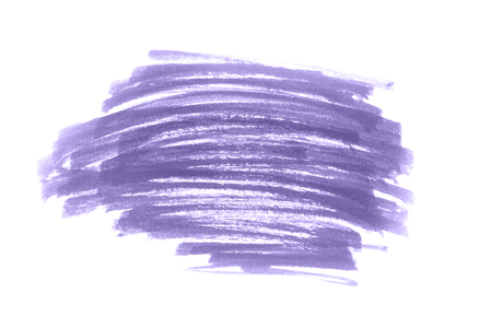 Ultra Violet brush stroke with texture isolatedの写真素材