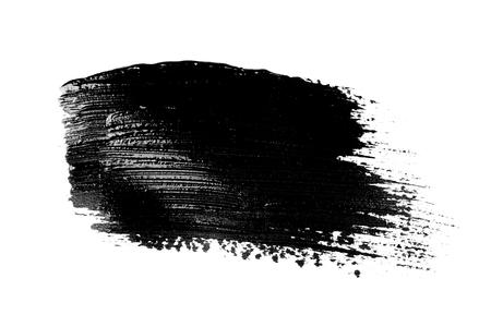 Abstract grunge brush stroke isolated on a white backgroundの写真素材