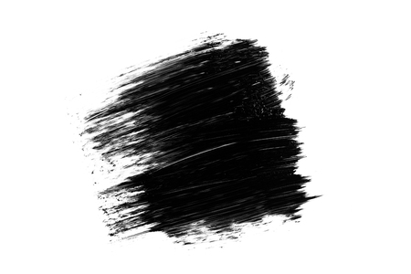 Abstract grunge brush stroke isolatedの写真素材