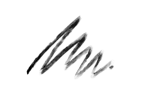Stroke of eye pencil isolatedの写真素材
