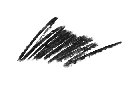 Stroke of eye pencil isolatedの写真素材