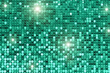 Sparkling mint background. Trendy modern metallic backdrop. Holiday conceptの写真素材