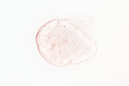 Hyaluronic acid smear isolated on white background.