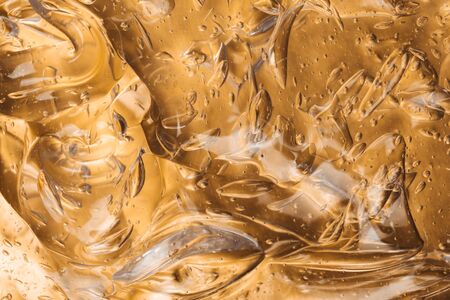 Texture of hyaluronic acid with oxygen bubbles.の写真素材