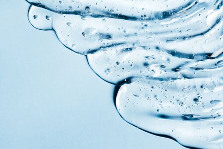 Antibacterial gel background. Virus protection or cosmetics concept.の写真素材