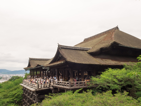 Kyoto,Japan - June 28, 2014 : Kiyomizu Temple, Japan, The temple is part of the Historiのeditorial素材