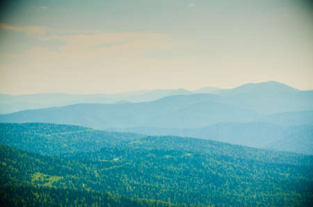 mountain range. Big high hills in green.の写真素材