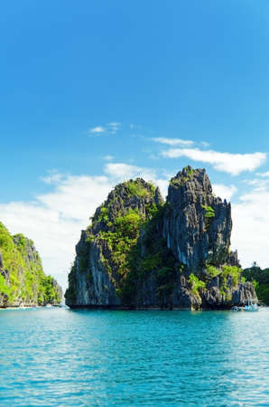 Magnificent tropical sea. Philippines. El Nido.の写真素材