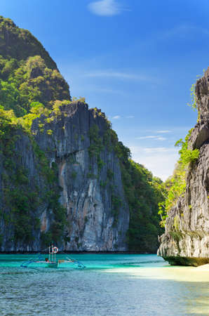 Magnificent tropical sea. Philippines. El Nido.の写真素材