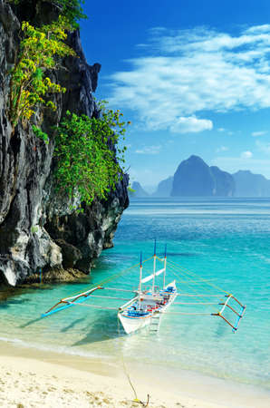 Paradise beach. Sea and sky.の写真素材