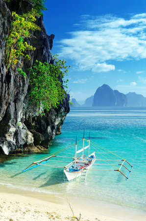 Paradise beach. Sea and sky.