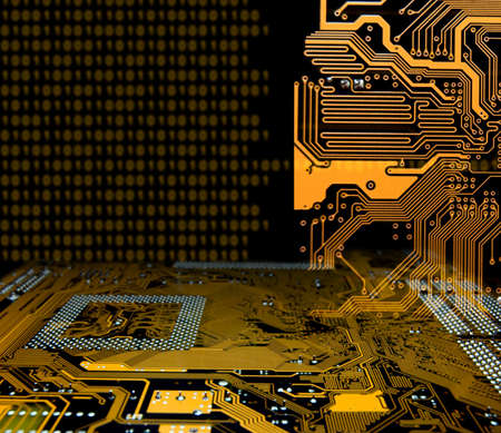 abstract modern IT technology conseptの写真素材
