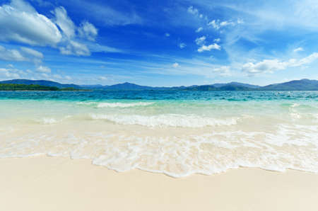 Paradise beach. Sea and sky.の写真素材