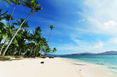 Paradise beach. Sea and sky.の写真素材