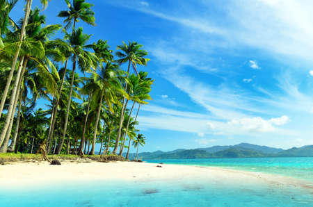 Beautiful seascape. Sky and sea.