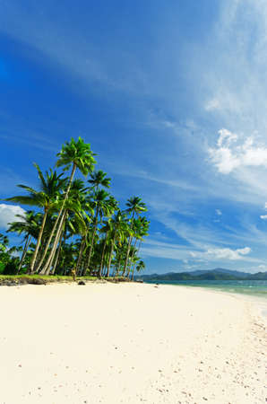 Beautiful tropical seascape. Sky and sea.の写真素材