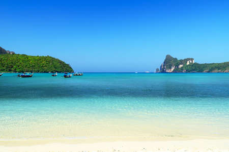 Beautiful tropical landscape. Phi-Phi Island, Thailand.の写真素材