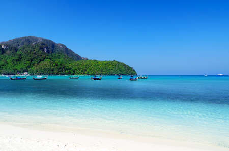 Beautiful tropical landscape. Phi-Phi Island, Thailand.の写真素材