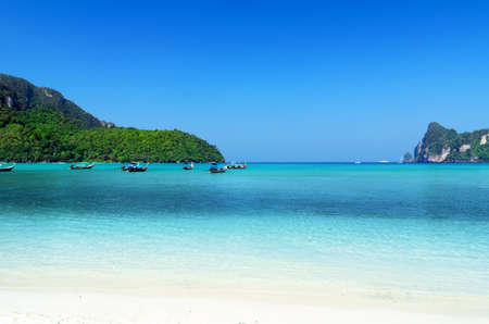 Beautiful tropical landscape. Phi-Phi Island, Thailand.の写真素材