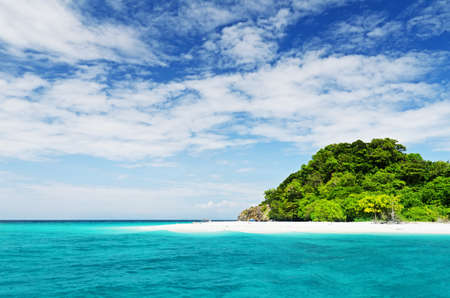 Beautiful tropical landscape. Lipe island, Thailand.の写真素材