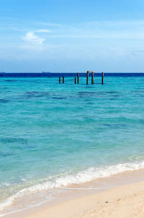 Beautiful tropical landscape. Lipe island, Thailand.の写真素材