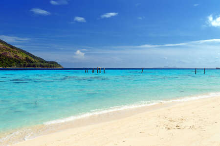 Beautiful tropical landscape. Lipe island, Thailand.の写真素材