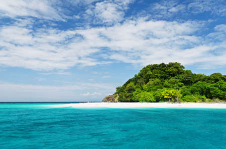 Beautiful tropical landscape. Lipe island, Thailand.の写真素材