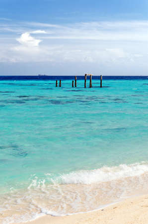Beautiful tropical landscape. Lipe island, Thailand.の写真素材