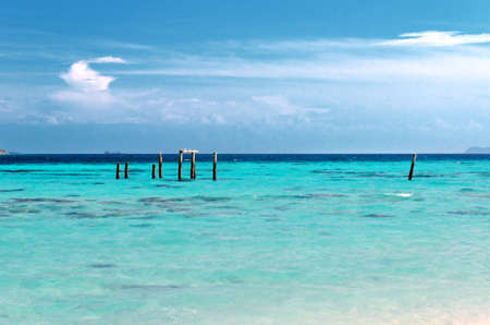 Beautiful tropical landscape. Lipe island, Thailand.の写真素材