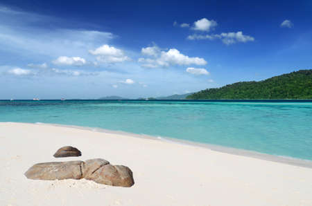 Beautiful tropical landscape. Lipe island, Thailand.の写真素材
