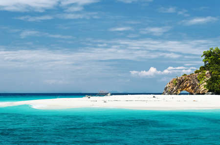 Beautiful tropical landscape. Lipe island, Thailand.の写真素材