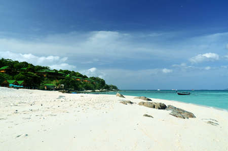 Beautiful tropical landscape. Lipe island, Thailand.の写真素材